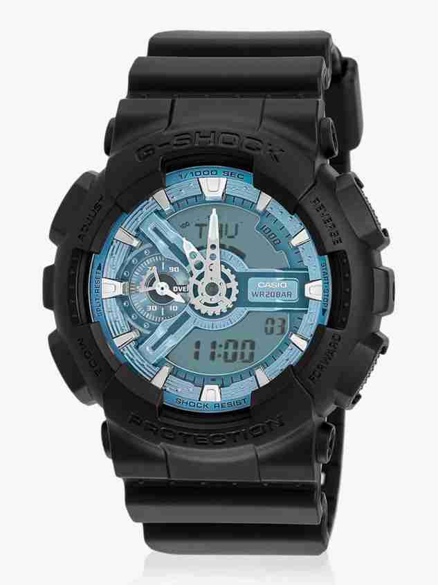 Ga 110 G Shock Ga 20 CASIO GA-110CD-1A2DR Blue Dial Black Resin