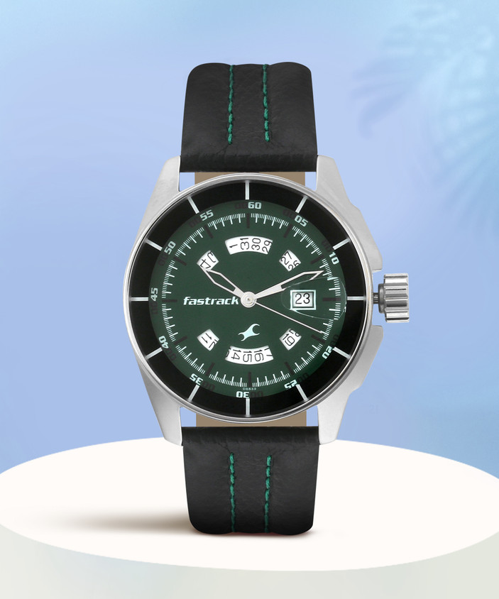 Fastrack Black Magic Analog Watch Fastrack Men Wrist Watch