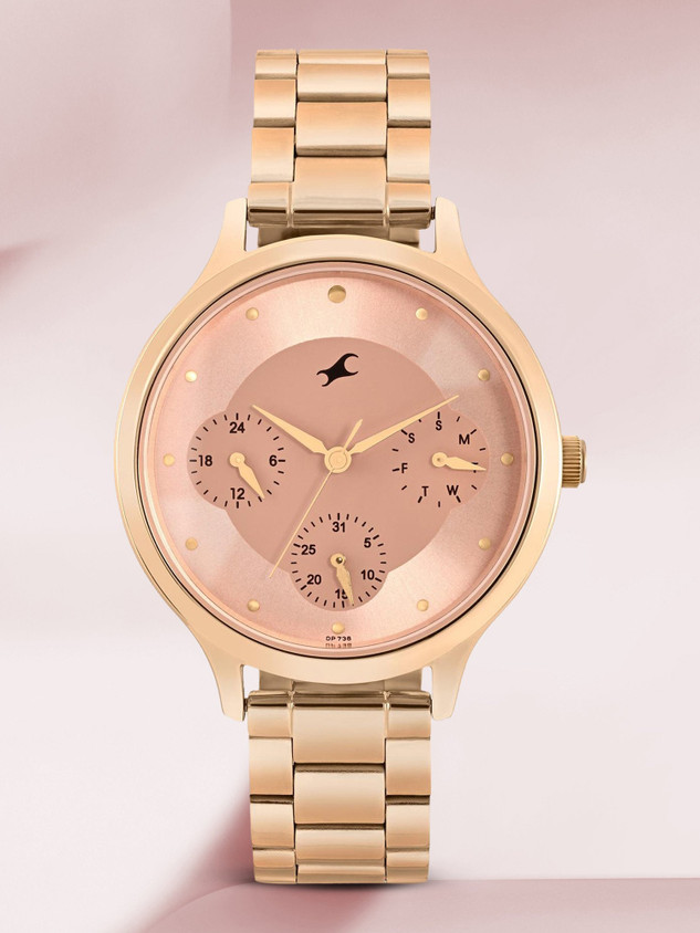 Rose Gold Amazon Fastrack Watches Fastrack FK Exclusive Analog