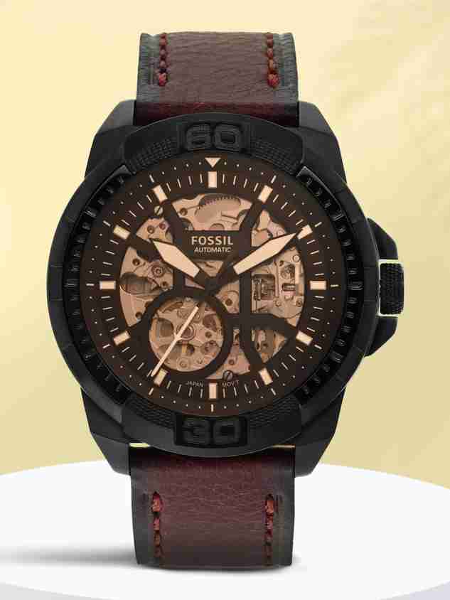 Fossil Bronson Mens Fossil Skeleton Watch FOSSIL Bronson Men