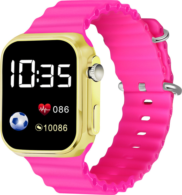 foreigner kids ultra Ultra Design Digital LED TIME DISPLAY Smartwatch Pink Strap Digital Watch For Boys Girls Buy foreigner kids ultra Ultra Design Digital LED TIME DISPLAY Smartwatch Pink