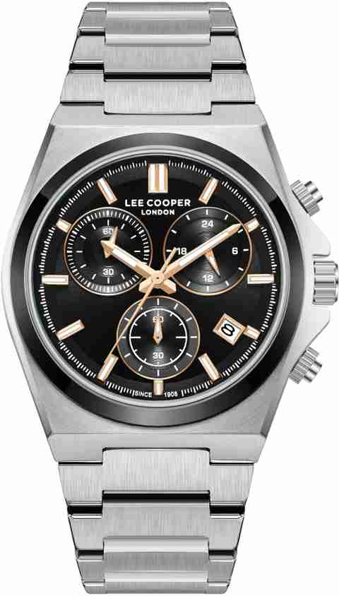 qoo様 Buy Online Xylys Swiss Quartz Black Dial Silver Stainless Steel