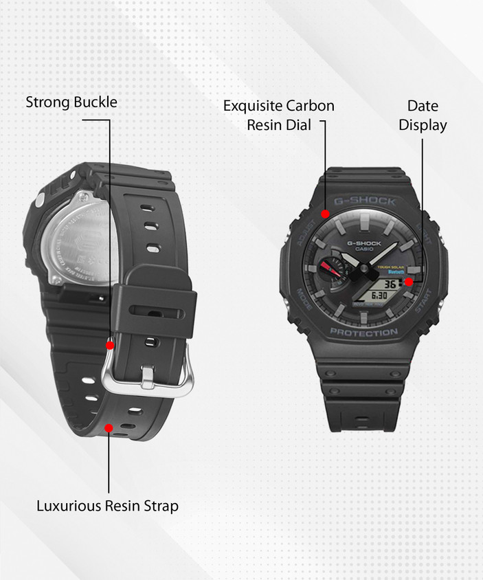B2100 How To Adjust Time And Date In G Shock Watch CASIO G-SHOCK
