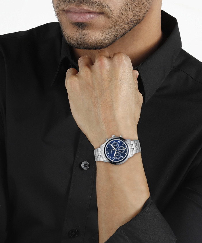 FOSSIL Neutra FS6025 メンズ　腕時計 Silver Amazon.com: Fossil Men's Neutra Gift Set Chronograph