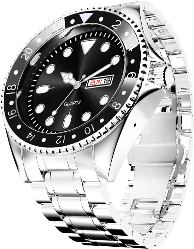 Analog Watch Original Silver Watch Mens Shocknshop Stylish Casual