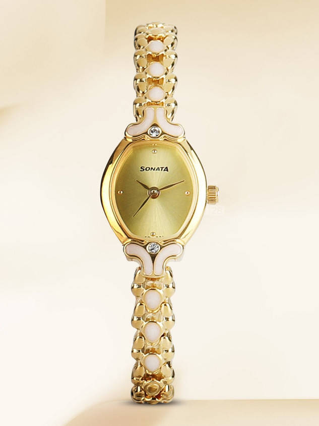 SONATA NP8068YM02 ENAMEL Analog Watch For Women