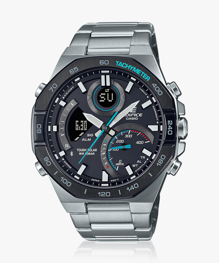 Stainless Steel Casio Watch Price Edifice CASIO ECB-950DB-1ADF