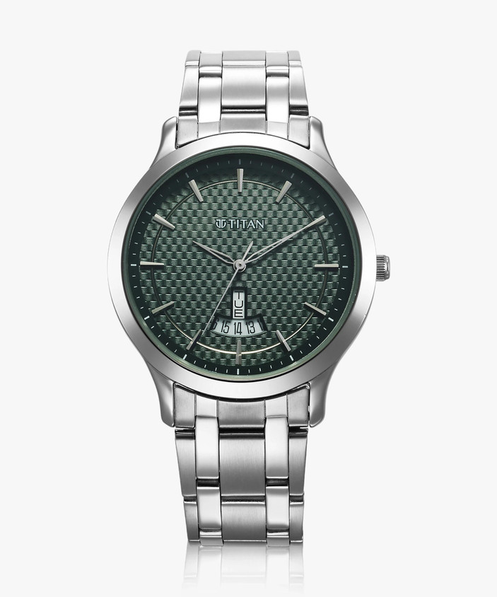 Titan Workwear Titan 1584sl03 Leather Analog Men's Watch How