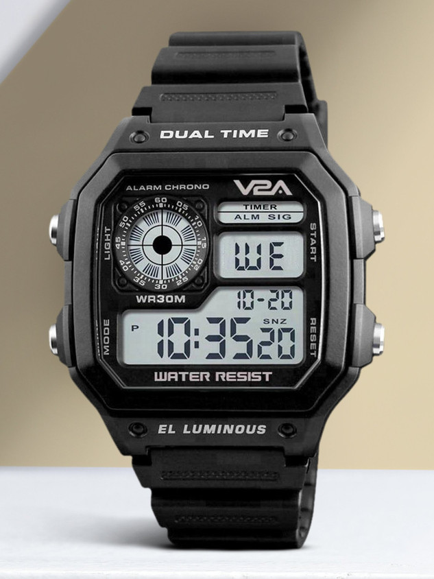 Digital Watch Wrist Watch For Seniors V2A Digital Watch For Men Women