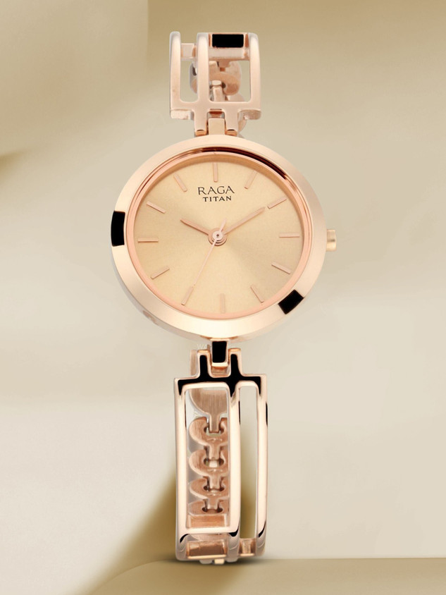 Titan Raga Gold Women's Watch Price Titan NP2622WM01 Raga