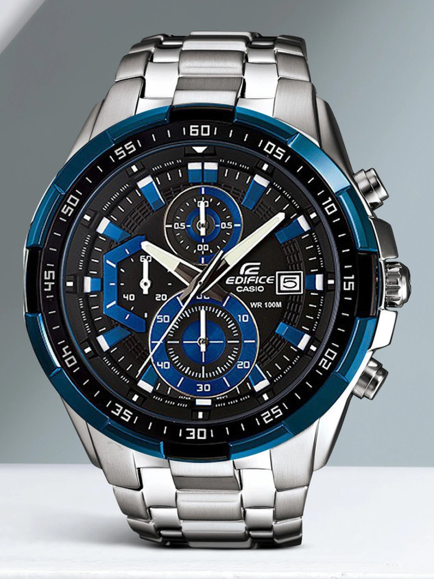 CASIO EFR-539D-1A2VUDF Edifice EFR-539D-1A2VUDF Black Dial Silver