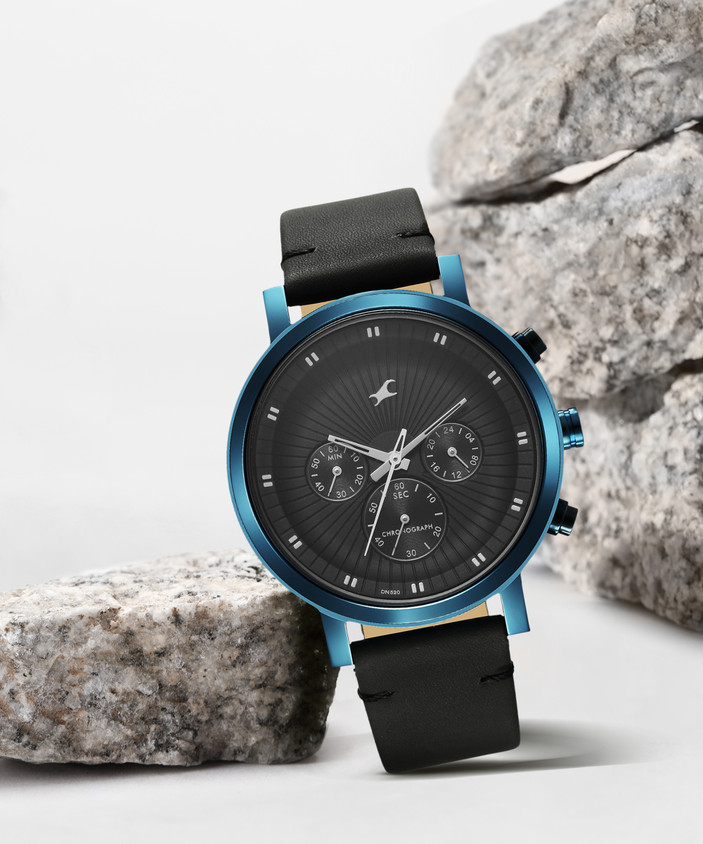 Kronos Fastrack Watch Men Black Kronos Fastrack Men Wrist Watch