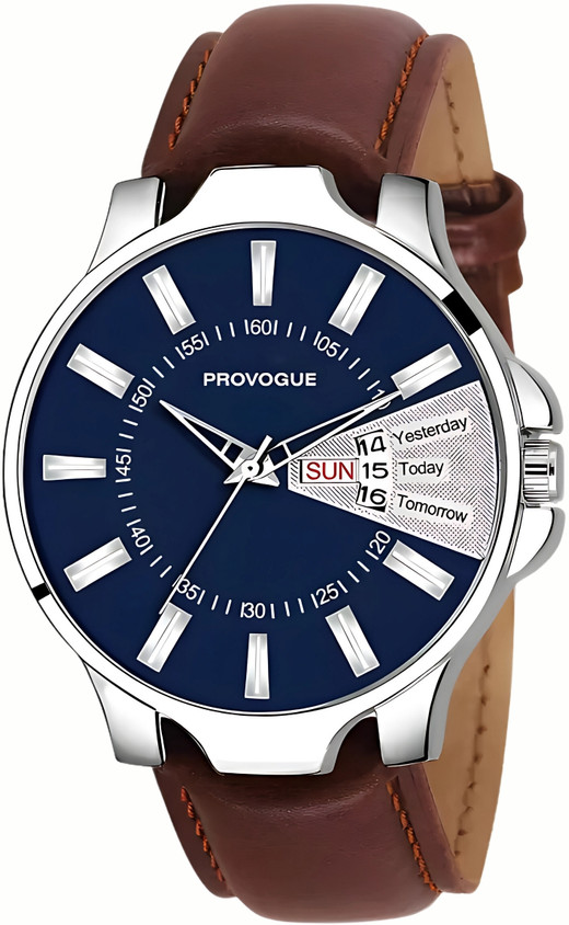 PROVOGUE Basic Analog Watch for Men with Day and Date Display