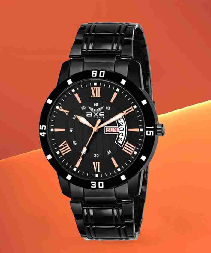 腕時計AHKAH AXE Style XDD-1054 Analogue Black Watch For Mens & Premium
