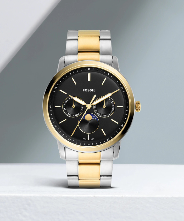 Two Tone Fossil Neutra Chronograph Stainless Steel Watch Buy