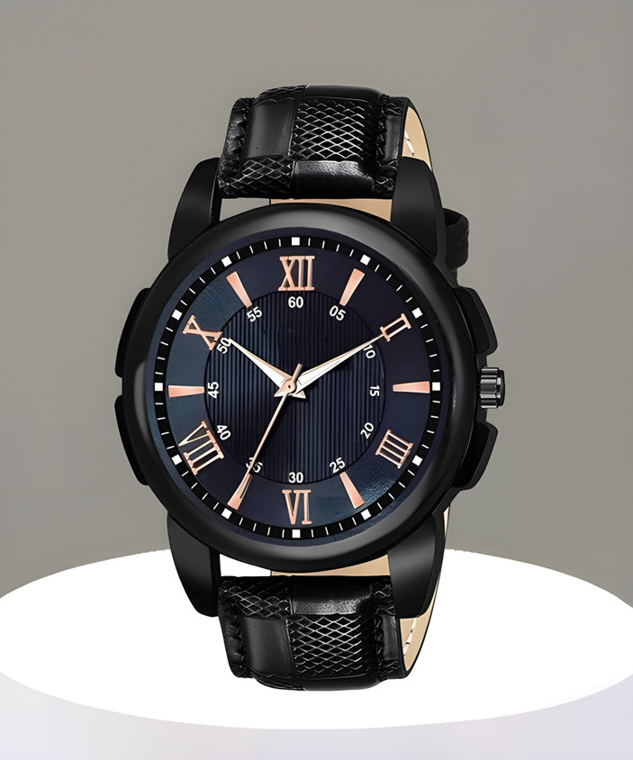 ETLIS Black Classic Watch Black Classic Analog Watch For Men