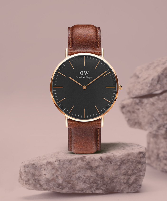 St Mawes Daniel Wellington Classic Black Bristol Black 32mm Daniel