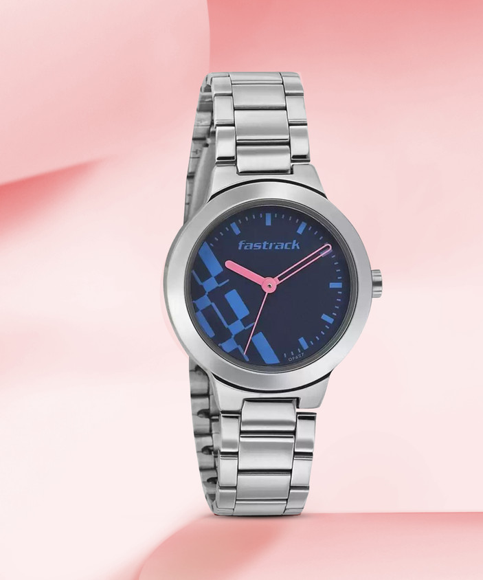 Watch 68008sm03 Fastrack NP6150SM03 Checkmate Analog Watch For Women