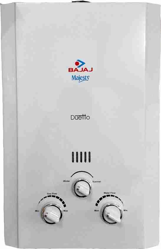 Bajaj Majesty Duetto Gas Geyser BAJAJ Majesty Duetto (LPG) L Gas