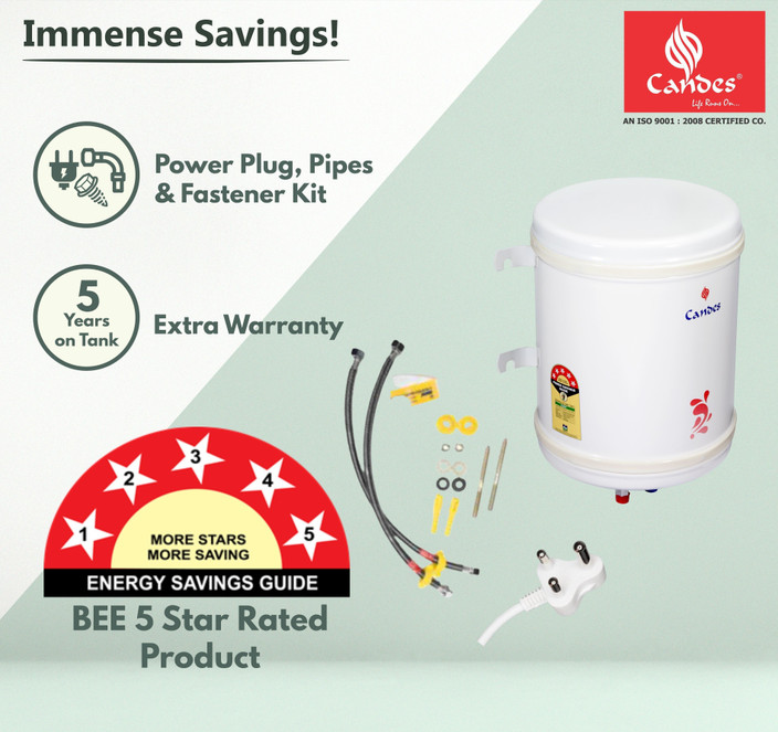 Milano Water Heater 50 Liter Candes 50 Litre Geyser Power