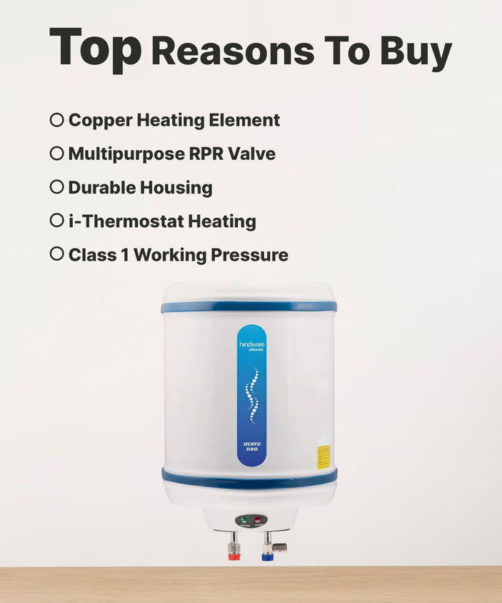 Acero Neo Hindware Acero Geyser Hindware Smart Appliances ACERO