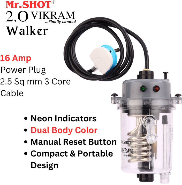 Vikram Walker Transparent Model L Instant Water Geyser