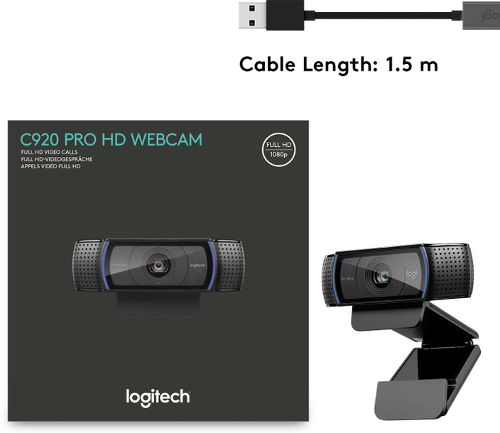 Logitech C920 Best Affordable Webcam Logitech C920 HD Pro