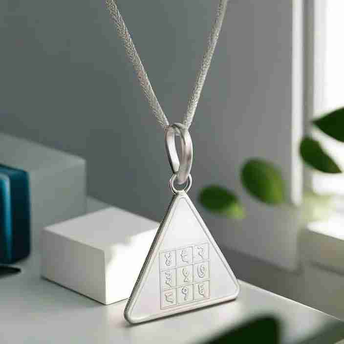 TRI-GRAM PENDANT SILVER