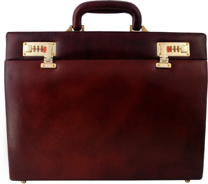 mens leather attache case