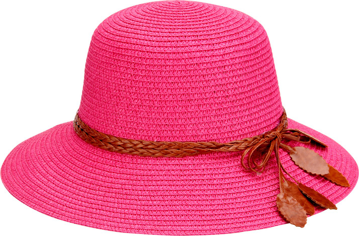FabSeasons Solid Beach Sun Hat Cap 