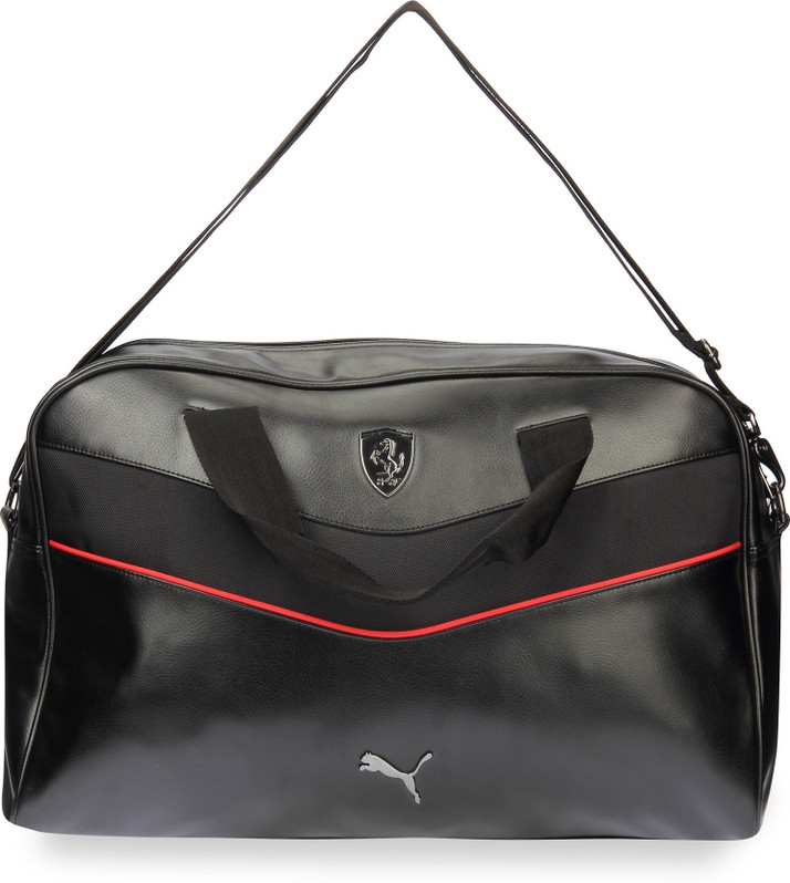 puma leather duffle bag