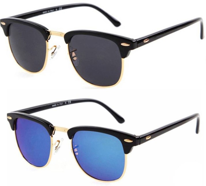 metal aviator polarized sunglasses