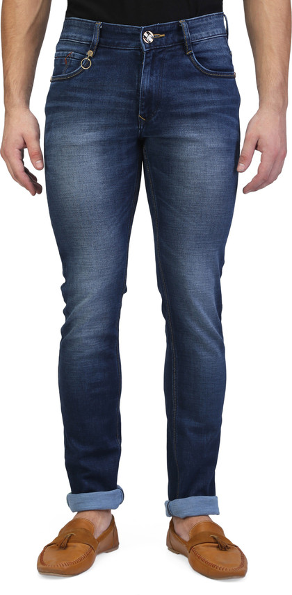 Ivans Slim Men Dark Blue Jeans - Buy 