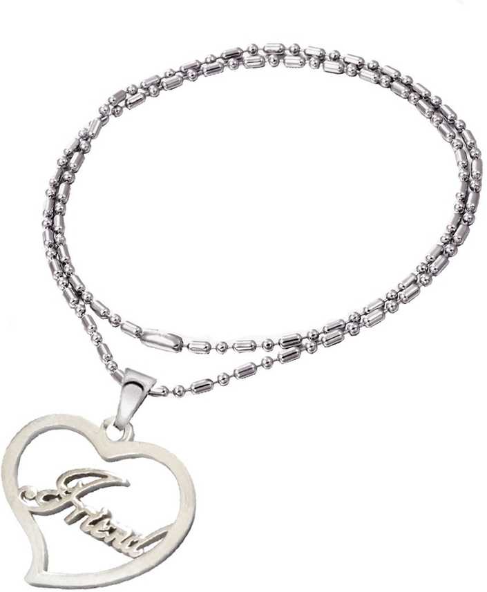 Men Style Best Gift Best Stylish Word Friends Locket Heart Design With Chain For Friendship Day Stainless Steel Pendant Set Price In India Buy Men Style Best Gift Best Stylish Word