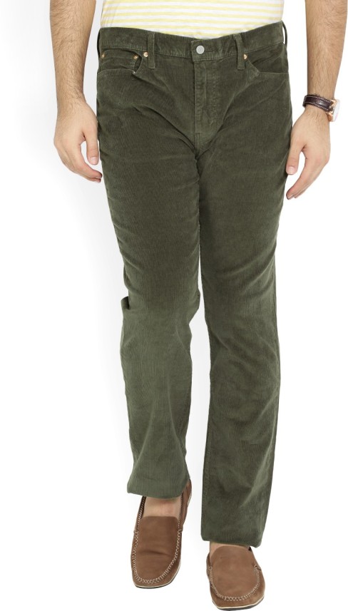 olive green levi jeans mens