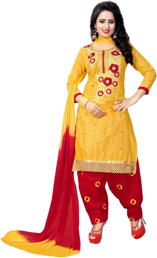 salwar suits flipkart