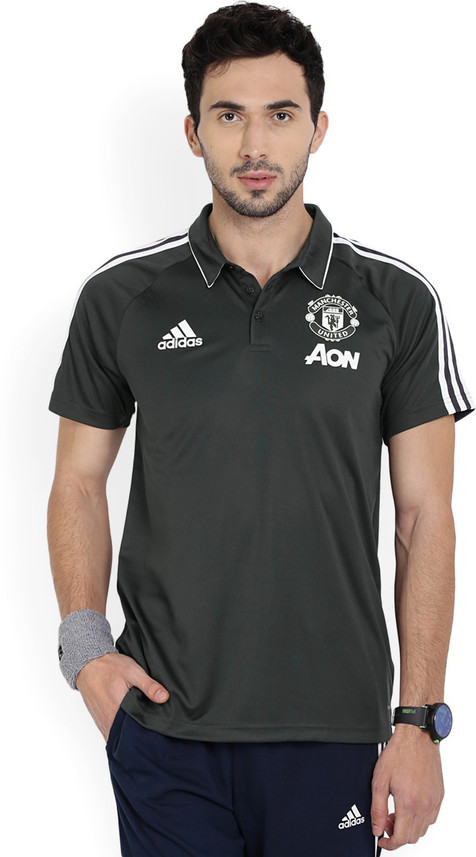 adidas polo neck t shirt