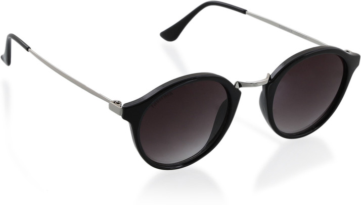 Buy Fastrack Round Sunglasses Black For