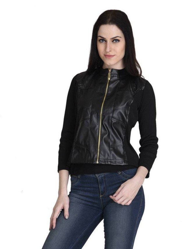 leather jacket women flipkart