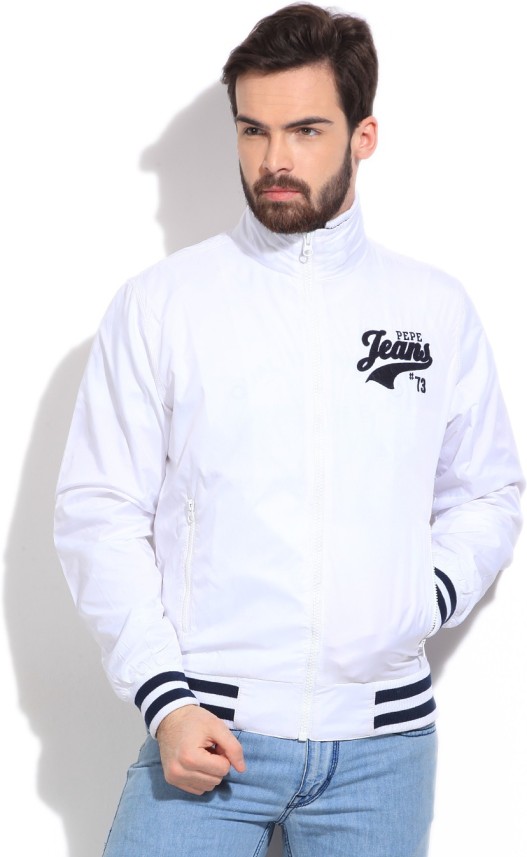 pepe jeans jacket white