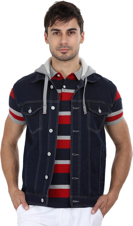 denim jacket sleeveless mens