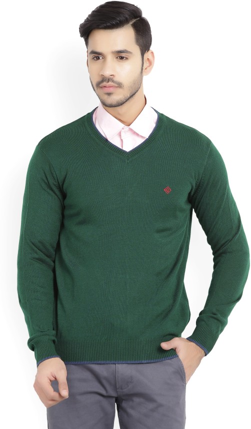 dark green sweater for men