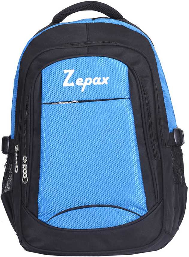 Zepax Blue And Black Modish School And College Back Pack 30 L Backpack Blue Black Price In India Flipkart Com