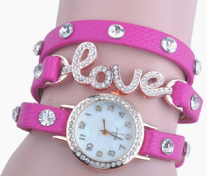 pink watch