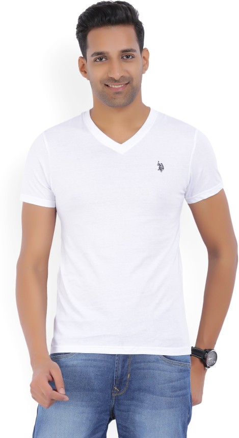 uspa white t shirt