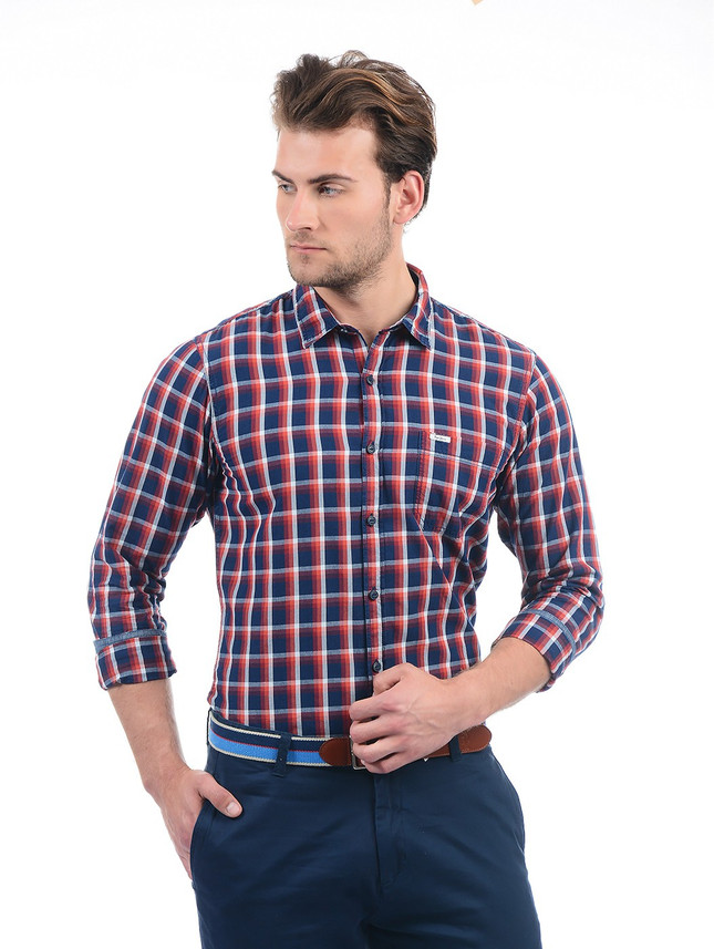 Pepe Jeans Men Checkered Casual 
