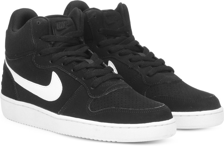 nike court borough mid black