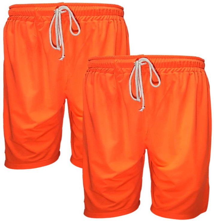 Mens orange gym shorts Clearance