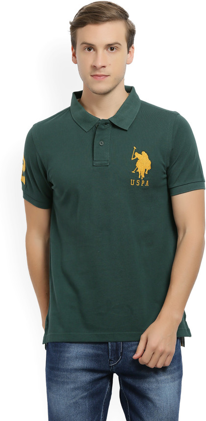 us polo green t shirt