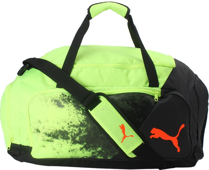 PUMA LIGA Medium Bag Duffel Without Wheels Fizzy Yellow-Black-Red Blast -  Price in India | Flipkart.com
